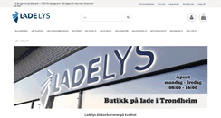 Desktop Screenshot of ladelys.no